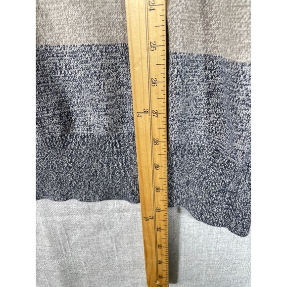 Sean John Mens V Neck Striped Long Sleeve Sweater Size 2XL Cotton - Picture 4 of 8